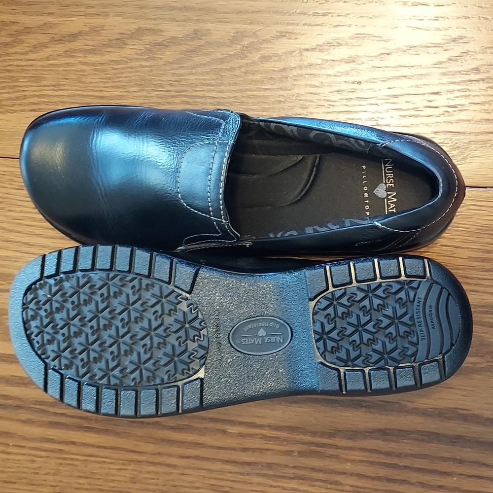 Nurse Mates Meredith Black Clog Size 8.5 - Picture 5 of 7